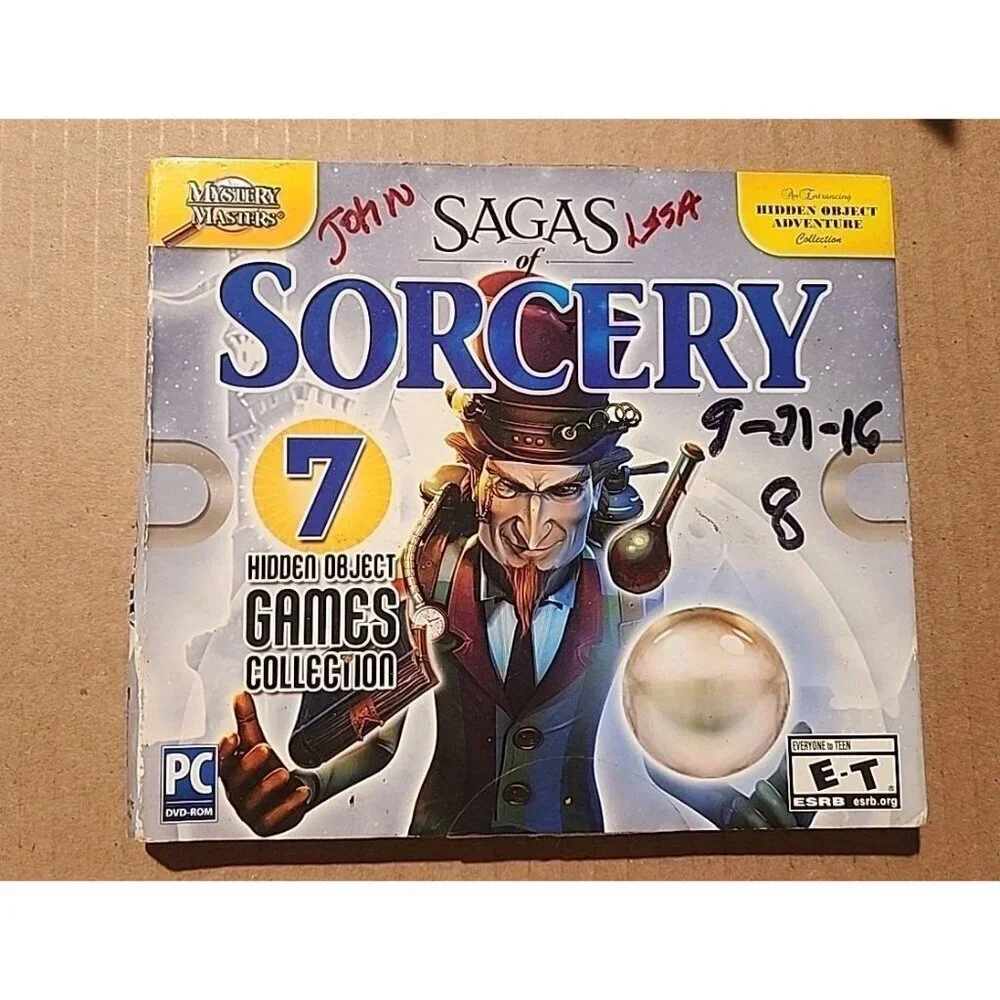 Mystery Masters - Sagas Of Sorcery PC Game - Hidden Object Collection DVD-ROM